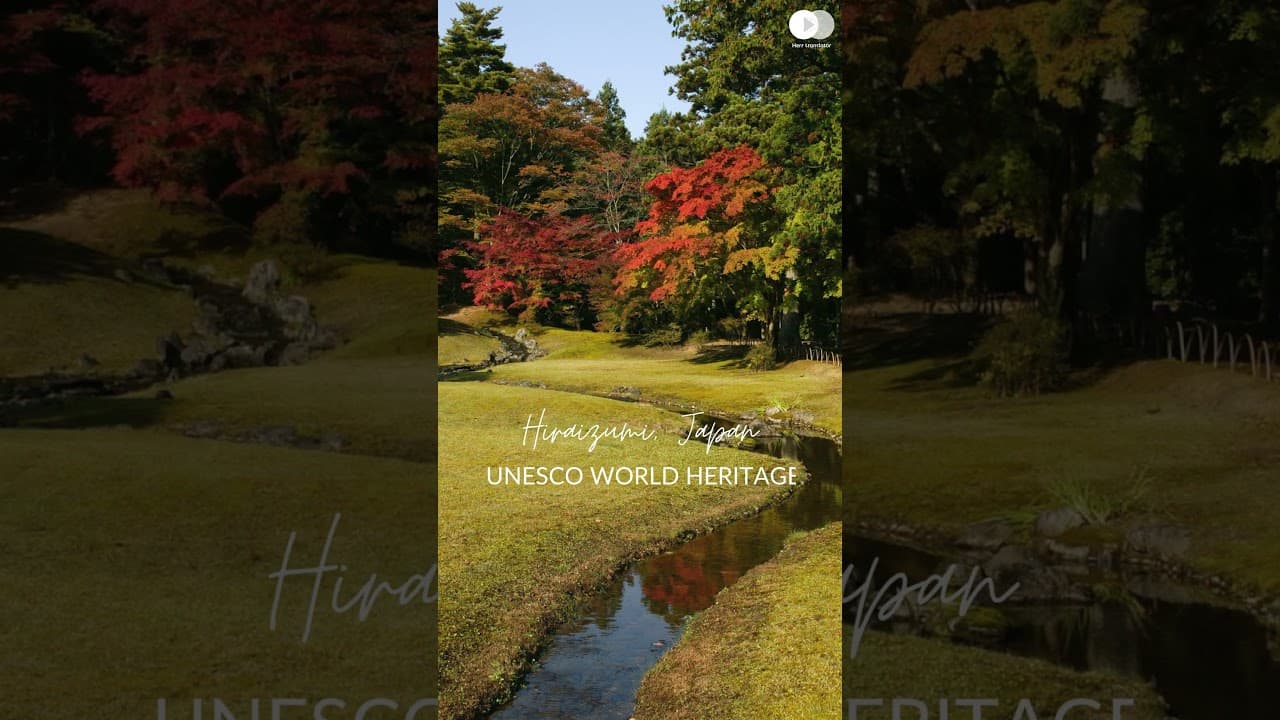 UNESCO WORLD HERITAGE SITES - Hiraizumi, Japan 😍 #travel #unesco #japan